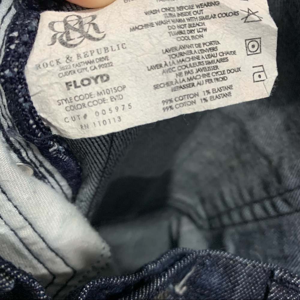 Rock & Republic Jeans Bootcut Button Fly 31 X 31 - Picture 6 of 6